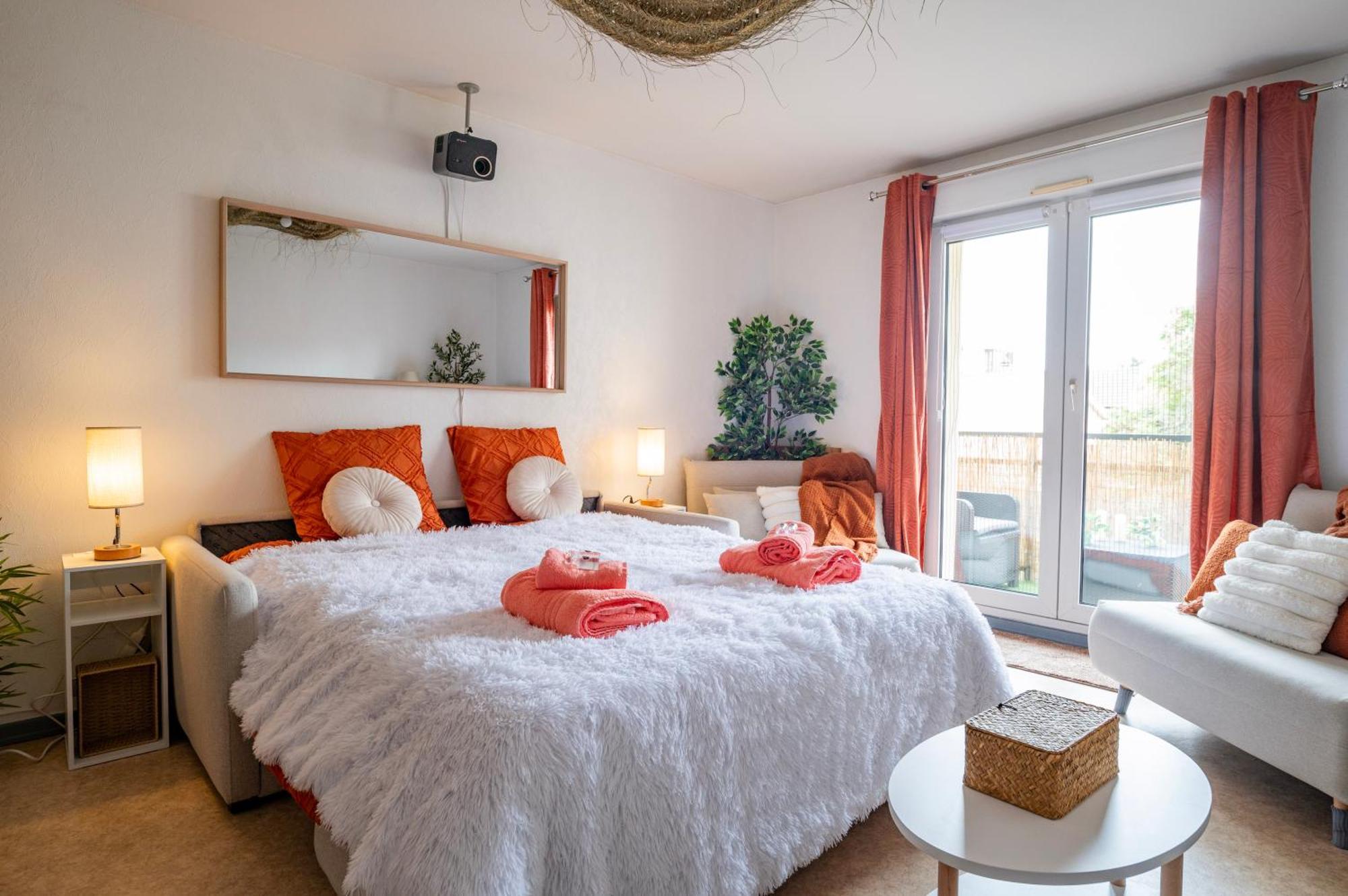 Cathyvoyages Com - Balcon - Netflix Prime Videoprojecteur - Garage Possible Ou Parking Gratuit Rue - Centre 8 Min Et Gare 5 Min En Tram - Confort Et Proprete Strasbourg