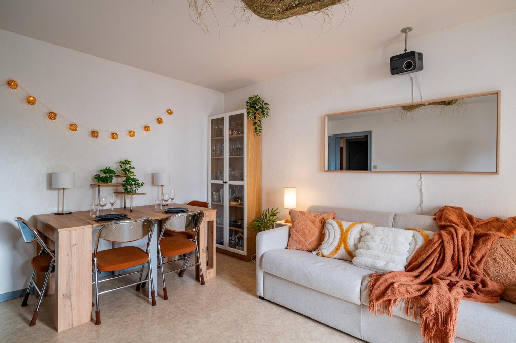 Cathyvoyages Com - Balcon - Netflix Prime Videoprojecteur - Garage Possible Ou Parking Gratuit Rue - Centre 8 Min Et Gare 5 Min En Tram - Confort Et Proprete Appartement Strasbourg